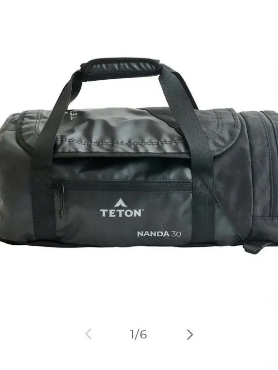 Teton Nanda 30L Black Men's Duffle Bag
