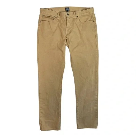 MJ214 Men’s J. Crew The DRIGGS Corduroy Straight Leg Pants 36x32
