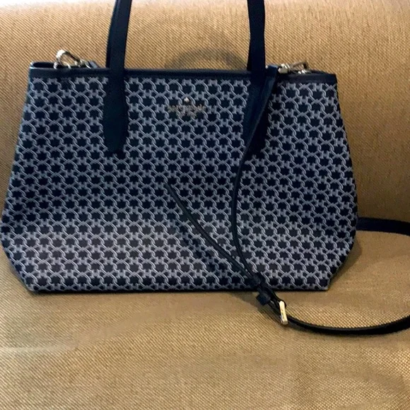Stylish Black and Gray Tote Bag