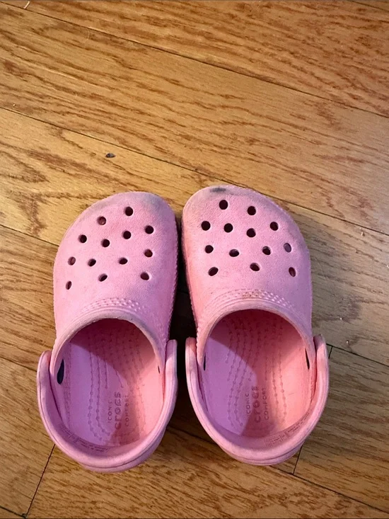 CROCS Kids Pink Slip-On Clog