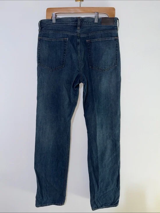 J. Crew  The Sutton Men's Straight-Leg Jeans in Dark Blue Wash 32x34