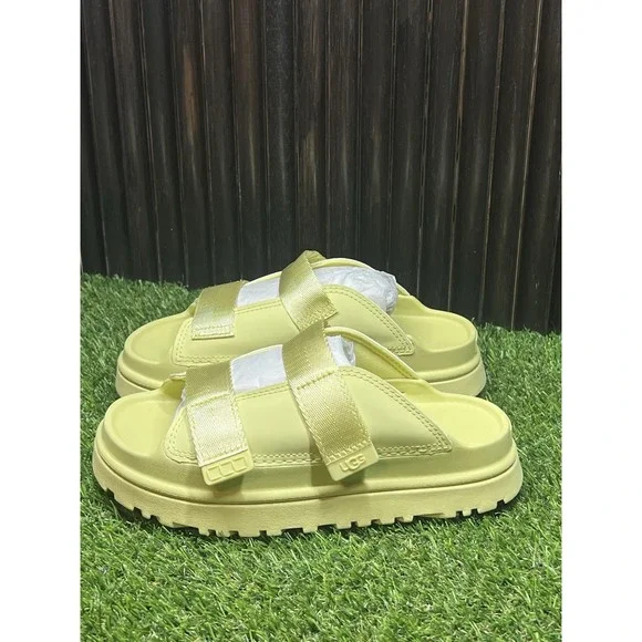 Size‎ 4 - UGG Girls K Goldenglow Slide Slip-on Glow Yellow