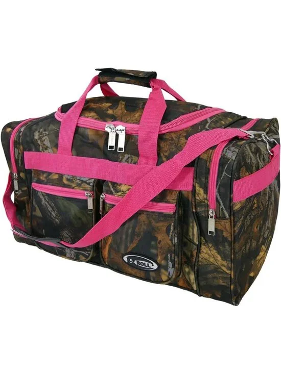 20-Inch Camouflage Duffle Bag for Outdoor, Sports, Gym & Travel - 5 Colors