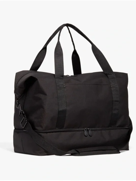 Catalina Deluxe Small Weekender Duffel Bag Black NWT – NJOY Logo