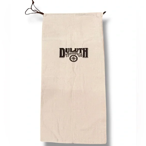 Duluth Trading Co Canvas Drawstring Laundry Dust Bag XL  OD 16 X 32” NWOT Cream