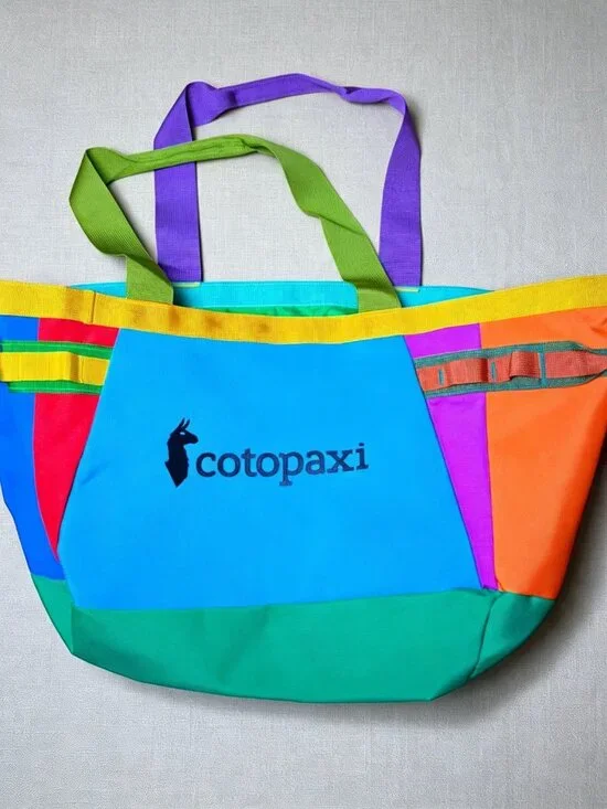 Cotopaxi 30L Multicolor Tote Bag Large Capacity Travel Shoulder Bag