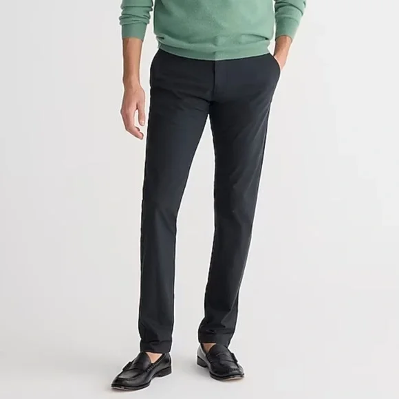 J. Crew 484 Slim-fit tech pant in Black‎ size 32/32 NWT AW005