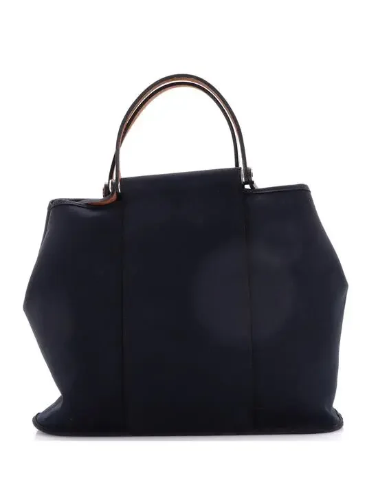 Hermes Cabag Handbag Toile And Leather #322515H11B