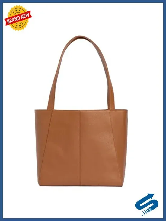 Genuine Leather Tote Bag Women Shoulder Shopper Handbag Travel Purse Laptop