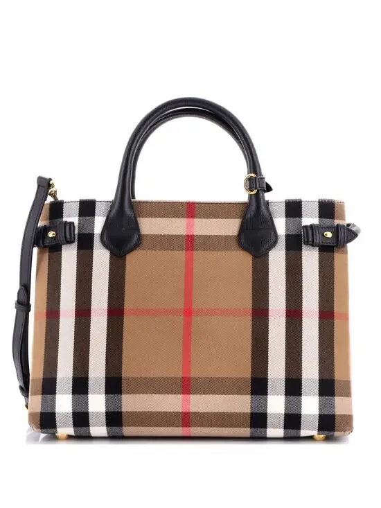 Burberry Banner Tote House Check Canvas #322470B11B
