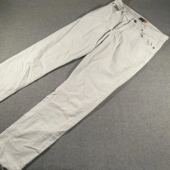 J.Crew 484 Slim Corduroy Pants Mens 31x34 Gray Fine‎ Wale Five Pocket
