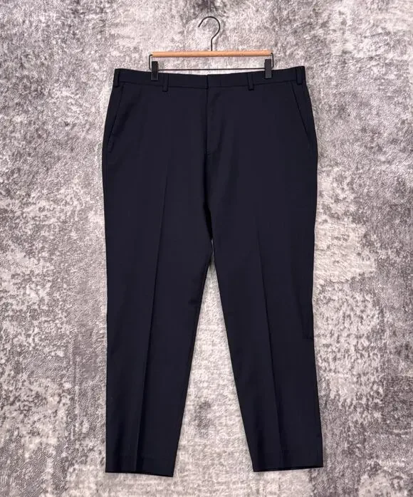 J Crew Ludlow Pants 38 x 30 Mens Black Four Season Wool Trouser