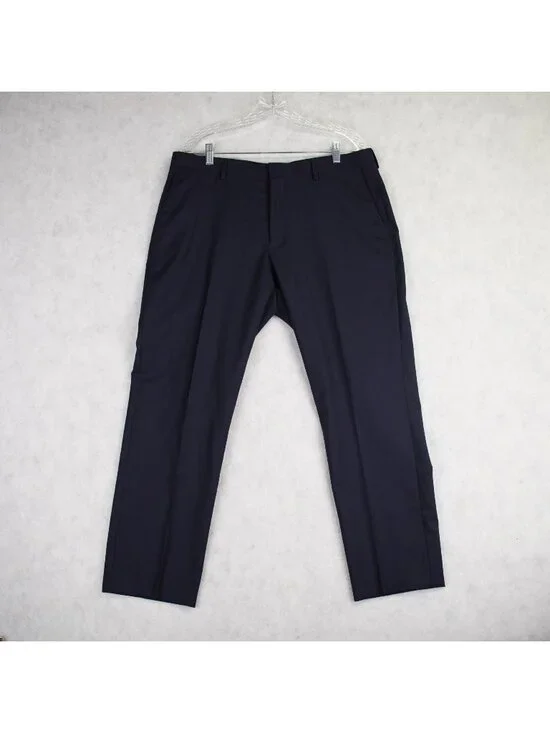 J Crew Loro Piana Ludlow Slim Fit Dress Pants Super 120s Wool Mens 35x28 (35x32)