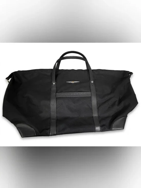 Chrysler Crossfire Touring Gear Duffel Bag Black Travel Weekender Bag 26x14