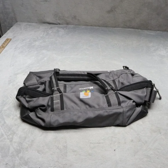 Carhartt Bag Unisex 35L Black Classic Duffel‎ Canvas Heavy Duty Work Travel LOGO