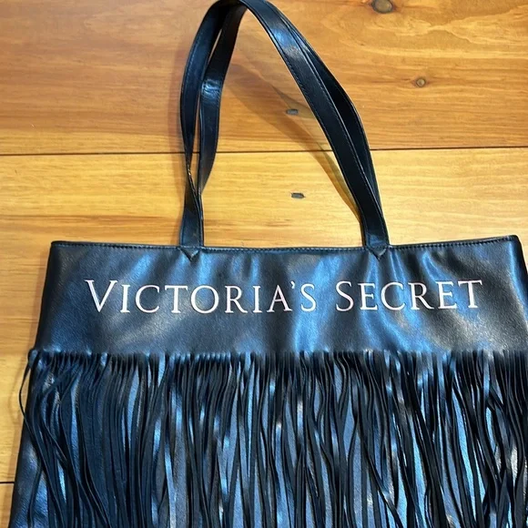 Victoria's Secret Fringe Faux Leather Tote Bag
