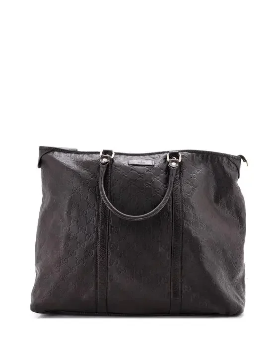 Joy Zip Top Tote Guccissima Leather #322277G73B
