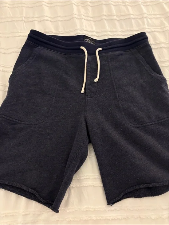 J. Crew Navy Blue Drawstring Sweat Shorts