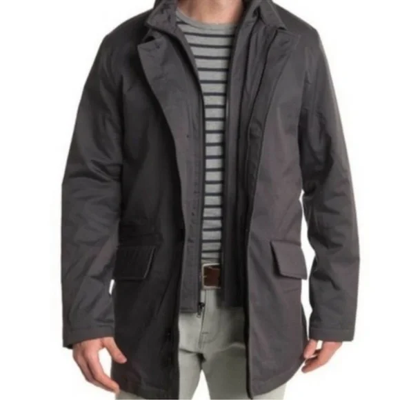 J.Crew Dark Gray Fulton Insulated Polartec Jacket