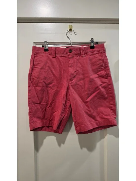J.Crew Coral Red Chino Shorts 29 Waist 9