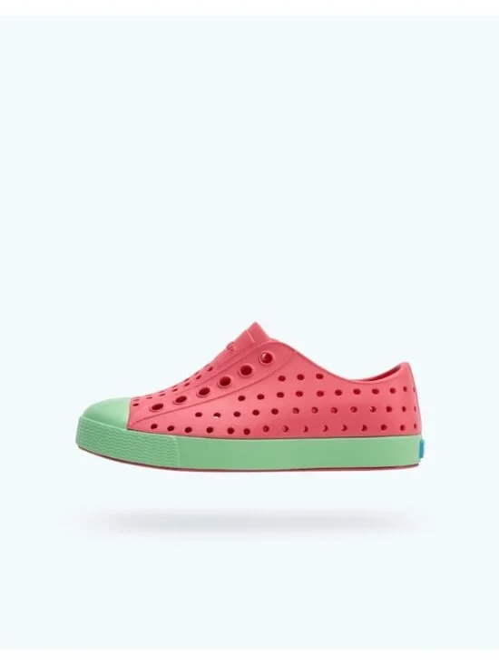 Clean Genuine Native Watermelon Jefferson Kids Slip on Shoes Size 12