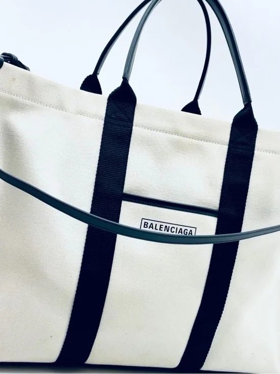Authentic Balenciaga Canvas tote bag