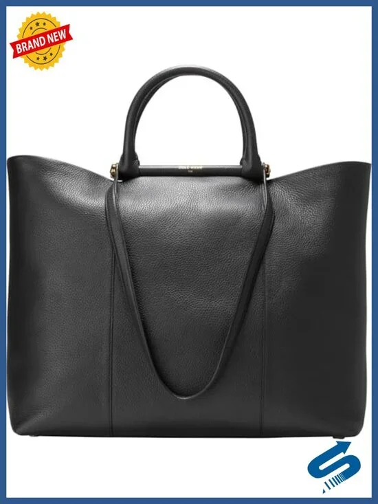 Premium Leather Tote Bag with Adjustable Strap, Daily Work & Travel