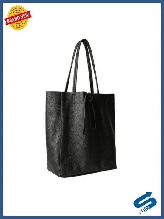 Italian Leather Tote Bag Large Carryall Work Travel Computer Bag