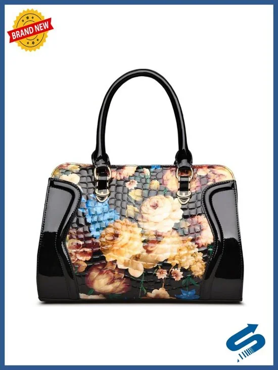 Genuine Leather Tote Bag for Women Large Crossbody Handbag