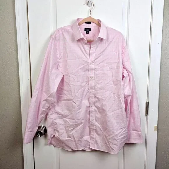 J.Crew Ludlow | Pink Cotton Button-Down Shirt Size 17/35