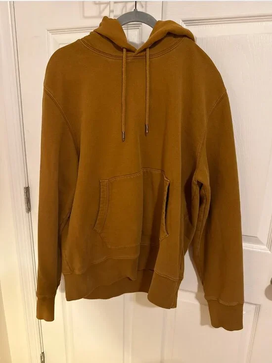 JCrew Garmet Dyed Hoody Sweatshirt Size L