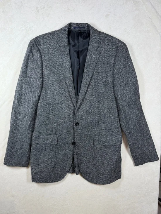 J. Crew Ludlow 40R Herringbone Tweed British MOON Wool Sport Coat Blazer