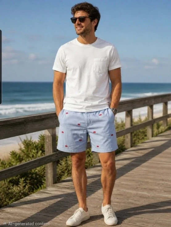NWT J.Crew Men's Sunwashed Crab Oxford Chino 9