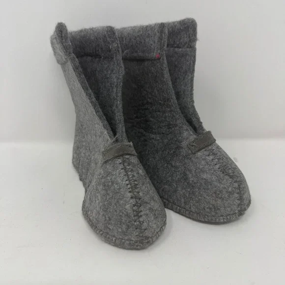 LL Bean Toddler 8 Grey Wool Felt Replacement Boot Liner 244950 Mid Calf Warm