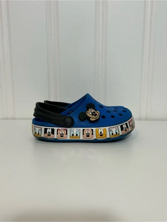 Crocs Kids Mickey Mouse Blue Clog with Character Trim