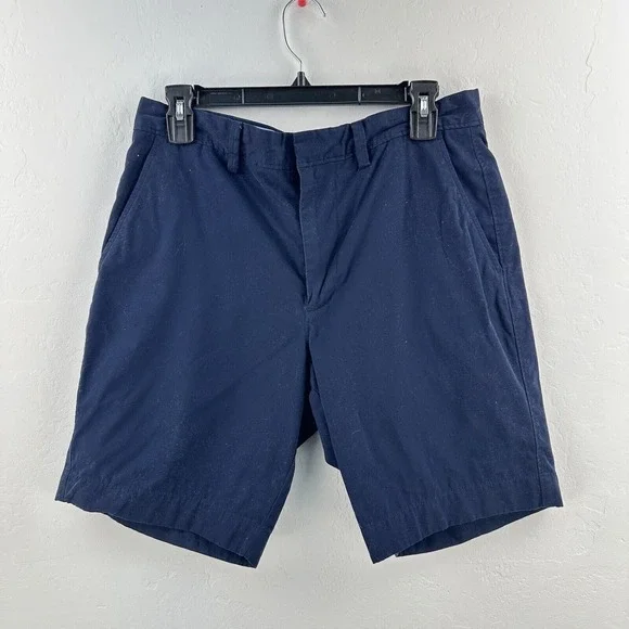 J.Crew Shorts Mens 31 Gramercy Chino Navy Blue 10