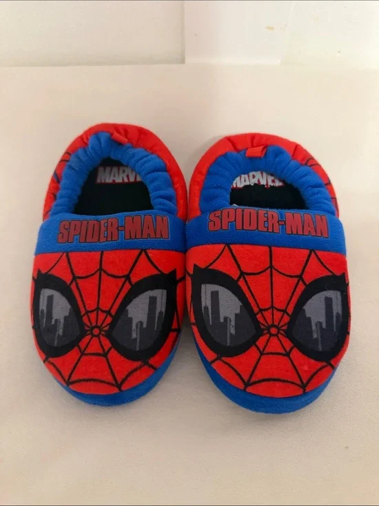 Marvel Spider-Man Red & Blue Kids House Slippers - BK120