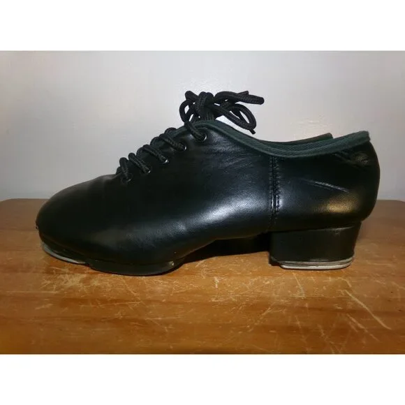 Pre-Owned Dance Buck Clogging Shoes Steven Stompers Kids 4M Oxford Split Sole B