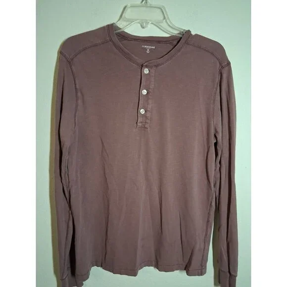 J. Crew Long Sleeve T-Shirt Casual Pink/Purpleish Men's Size Medium
