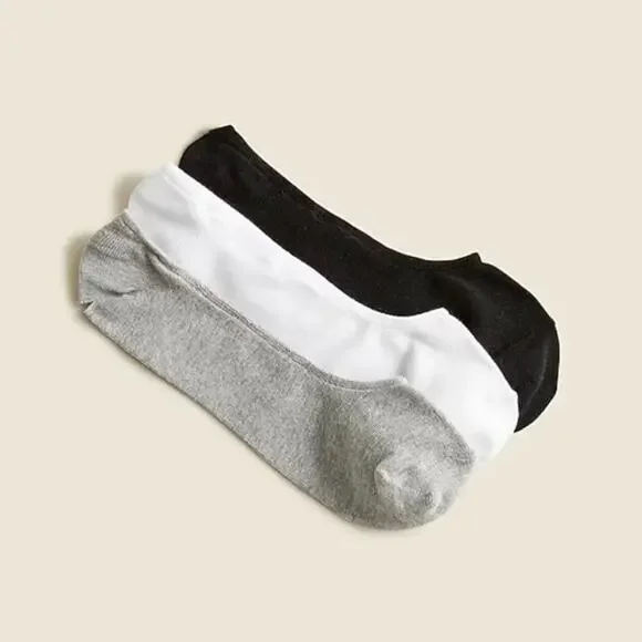J.Crew Mens No-Show Loafer Socks 3 Pack Size S/M US 7-9