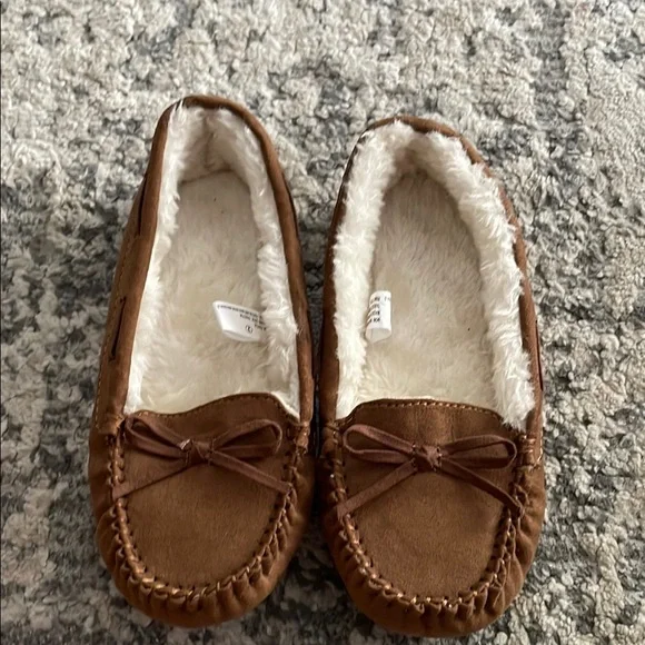 Cozy Brown Moccasin Slippers
