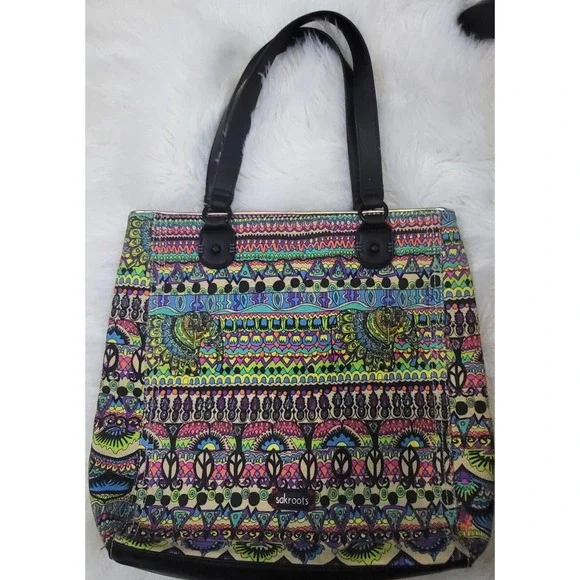 Sakroot‎ Multi Color Tote Bag