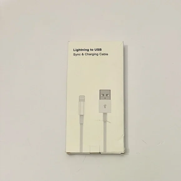 NEW IN BOX Lightning to USB Sync & Charging Cable Set of Two for iPhone