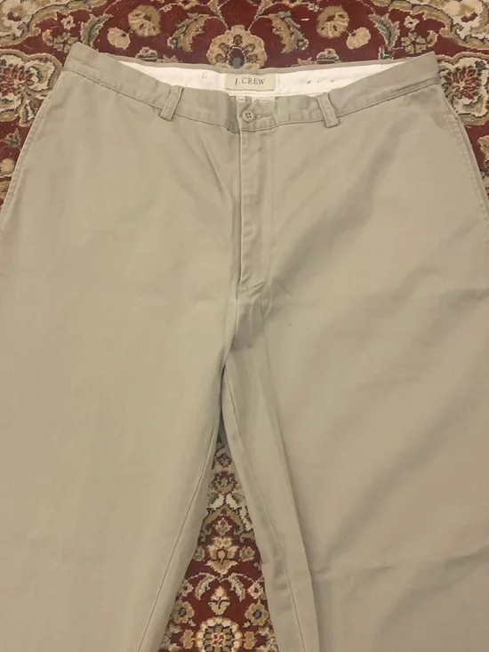 J CREW 100% Cotton Wide Khakis