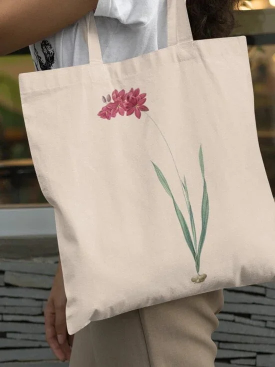 Thread Ixia Vintage Floral Print Graphic Canvas Tote Bag