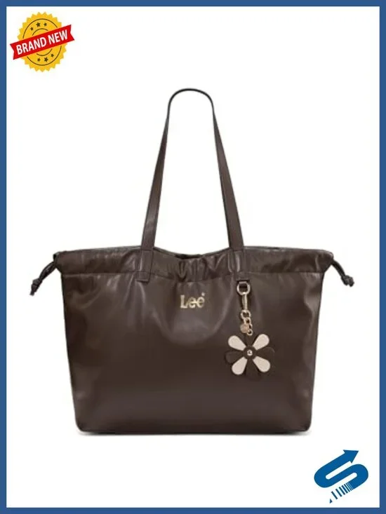 Vegan Leather Tote Bag for Women, Large Capacity Handbag with Magnetic Closure