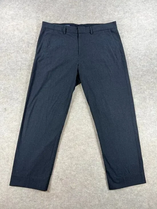 J. Crew Factory Men's Bedford Charcoal Gray Chino Pants Size 34x30 (27)