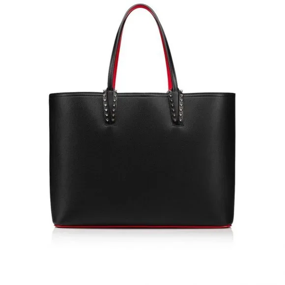 CHRISTIAN LOUBOUTIN Cabata Calfskin Leather Tote Bag