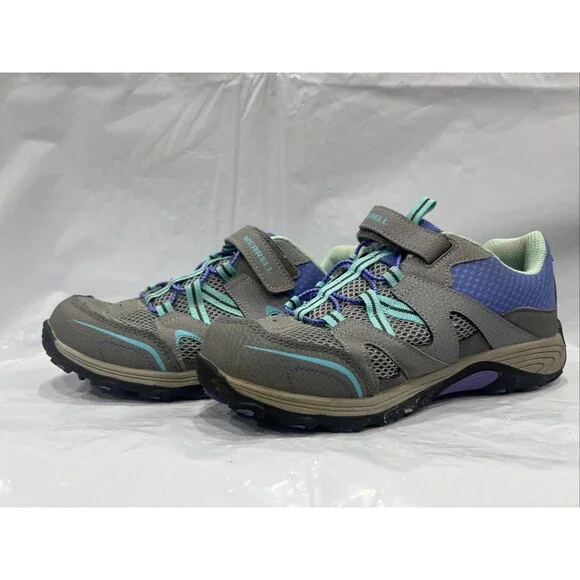 Merrell Trail Chaser MY57111 Sneaker Girls US 5 Gray Multi Running Shoes EBS2276