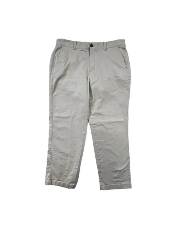 J. Crew Stretch Chino Pants Mens 34x30 Beige Athletic Fit Flex